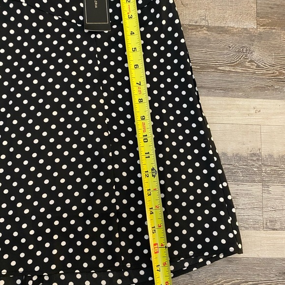 BcBGMaxazria Polka Dot Mini Skirt New with Tags - Picture 8 of 16